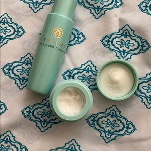 tatcha deep cleanser and water cream